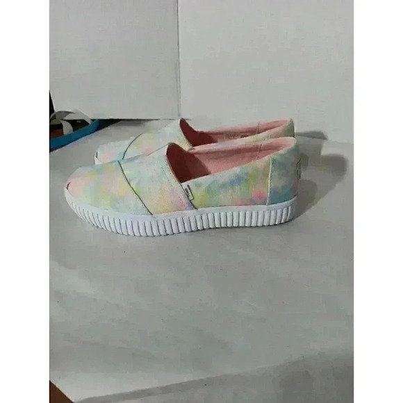 "TOMS" Womens Size 7 Tie Dye Canvas Alpargata Ortho Lite Insoles Slip-On EUC - Picture 3 of 8